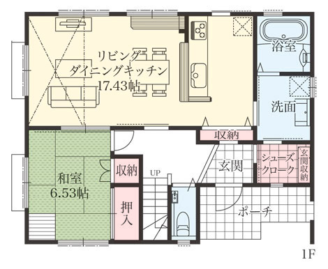 設計士による間取図解説 収納充実ルーフバルコニーのある家 Reco Blog