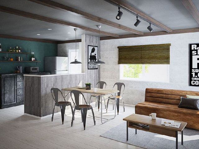 Reco Blog インダストリアルインテリアに似合う家具をご紹介します