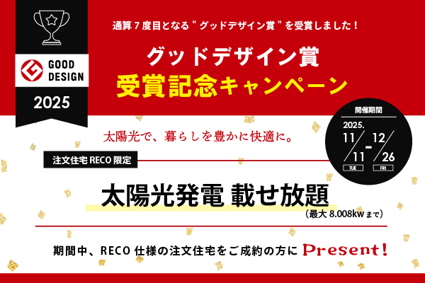 グッドデザイン賞受賞記念キャンペーン